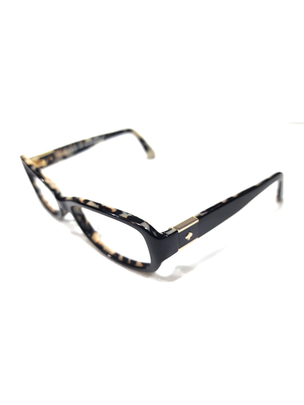 Kate Spade Payton 2/S Black Cream Rectangle Sunglasses Frame 53-17 140